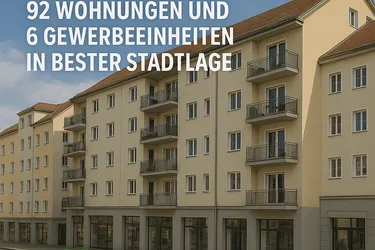 Top – Investment &amp; Top - Preis Vollvermietet: 92 Wohnungen und 6 Gewerbeeinheiten in bester Stadtlage Wohn- und Gewerbeimmobilien- Portfolio im 💚 der Steiermark