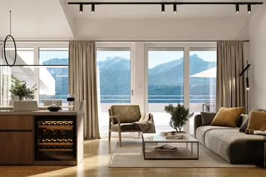 Einmaliger Dachterrassentraum: Südausrichtung und Bergpanorama