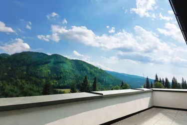 Open House am Semmering! Ihr neues Zuhause: Wo lebendiger Sommerzauber und winterliche Ruhe aufeinandertreffen! | Exklusive DG-Maisonette mit seltener Zweitwohnsitz-Widmung