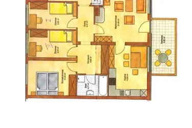 Geräumige 4 Zimmer-Wohnug in Buch
