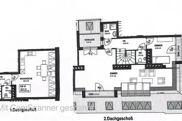 ERSTBEZUG! Traumhafte Maisonette Dachgeschosswohnung mit drei Terrassen!