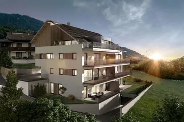 Expose Helle 4 Zimmer Penthouse mit Balkon und Terrasse in den Alpen
