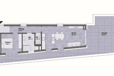 Graz Geidorf Neubauprojekt: Exklusive Eigentumswohnung (72m²) mit Terrasse in bester Lage! Provisionsfrei