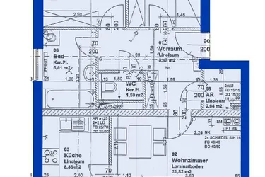 Pöchlarn | geförderte 72 m² Wohnung | Anzahlung Euro 5.000,- | Balkon.