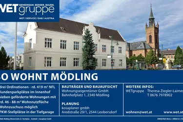 zentrale Ordination in Mödling | Fertigstellung 4. Quartal 2025