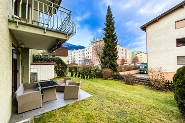 Expose Großzügige Erdgeschoß-Wohnung mit beachtlichem Garten in hervorragender Lage in Wattens!