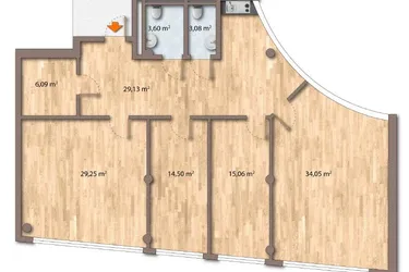 Modernes Büro im Raiffeisenhaus 2 in Kitzbühel zu vermieten