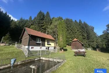 RARITÄT Nähe Wolfsberg - Häuschen mit Nebengebäuden, Fischteiche und Wildgehege