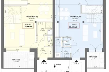 DG Maisonette - Erstbezug I Fußbodenheizung I südseitiger Balkon I Luftwärmepumpe inkl. Kühlung I 3fach Verglasung mit Außenjalousien I Schlüsselfertig 