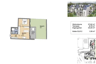Neues Wohnbauprojekt nähe Schwarzlackenau &amp; Donauinsel I Tiefgarage &amp; effiziente Wärmetechnik I Fußbodenheizung &amp; Kühlung