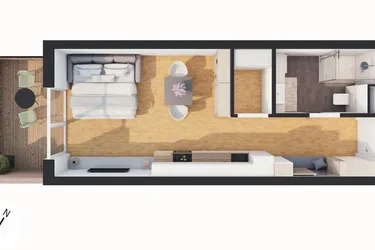 Hochwertige 1-Zimmer Neubau-Wohnung mit Balkon (W11)