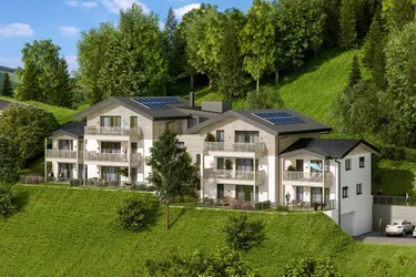 Expose Zur Miete: Neubau Dachgeschosswohnung mit Bergpanorama in Piesendorf