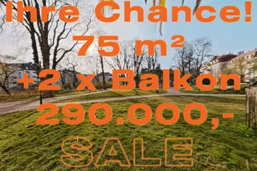 IHRE CHANCE 75 m² DACHWOHNUNG +2 x BALKONE 10 m²
+GRÜNRUHELAGE +SAARPLATZ-NÄHE +FREI VERMIETBAR!