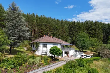 Exklusiver Bungalow in Alleinlage mit eigenem Wald, traumhaftem Fernblick und absoluter Privatsphäre