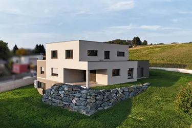 Exklusives Einfamilienhaus in sonniger Hanglage