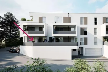 **Wohnhausanlage Bachgasse** Neubau II - 2-Zimmer Wohnung mit Terrasse - Mitten in St. Florian