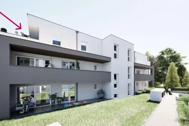 **Wohnhausanlage Bachgasse** Neubau II - traumhafte Dachterrassenwohnung - Mitten in St. Florian