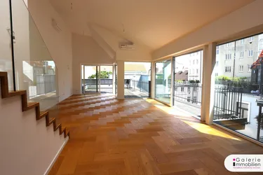 Spektakuläre DG-Wohnung mit großen Terrassen und Balkon Nähe Naschmarkt/U4