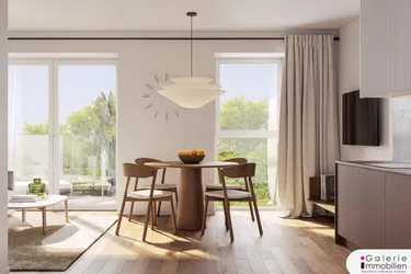 Bezauberndes Apartment mit Terrasse und Gärtchen in PASSIVHAUS - barrierefrei - sonnig und hell - Tiefgarage