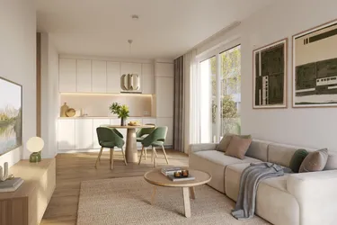 „Village im Dritten – PARK FLATS“ - Provisionsfreie 3-Zimmer Wohnung mit Balkon (Erstbezug!)