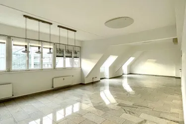 WOHNEN UND ARBEITEN! LICHTDURCHFLUTETE 7-ZIMMER-WOHNUNG MIT DACHTERRASSE ZU MIETEN!