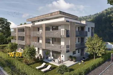 Expose KAUF SALZBURG-STADT: NEUBAU/ERSTBEZUG - LINZER BUNDESSTRASSE 67a: 58 m² 2-Zimmer-Gartenwohnung - mit 58 m² Terrasse und Eigengarten - Top W 3