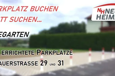 Parkplatz BUCHEN statt SUCHEN - ab sofort verfügbar in Pregarten!