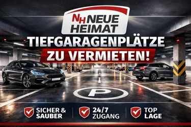 Tiefgaragenabstellplatz BUCHEN statt SUCHEN - ab sofort verfügbar in Rohrbach-Berg