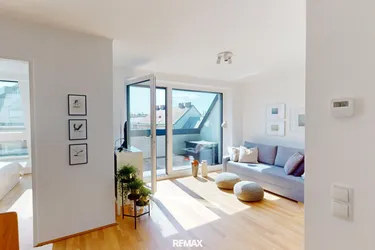 Neuwertige Dachgeschoßwohnung mit Terrasse in nahezu Erstbezugszustand