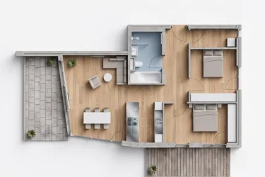 Dachgeschosswohnung mit Traumaussicht