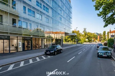 Repräsentatives Bürogebäude am Augarten in Graz – Moderne Architektur mit 40 Stellplätzen und flexiblen Nutzungsmöglichkeiten