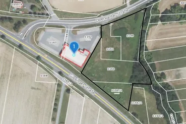 Betriebsgrundstück mit Planung für Garagenpark