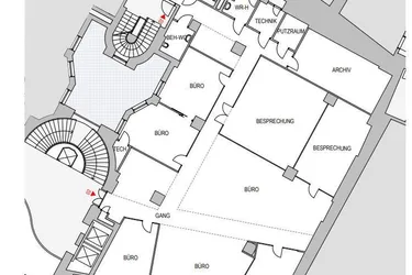 Repräsentatives Innenstadtbüro in schönem Stilhaus am Fleischmarkt