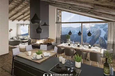 Expose Neubauprojekt "Schmitten Lodges" in Zell am See - Exklusive Luxus Villa direkt an der Skipiste zu verkaufen