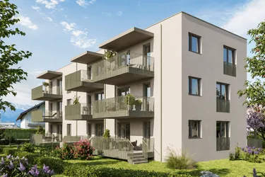 Erstbezug: 3-Zimmer-Gartenwohnung mit Sonnenterrasse