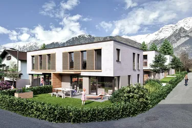 Doppelhaushälfte mit 5 Zimmern und Garten in Hall