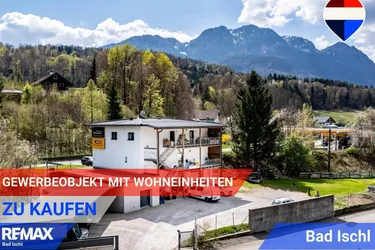 Gewerbeimmobilie mit Verkaufsfläche, Büro, Lager &amp; Wohnen – Bad Ischl