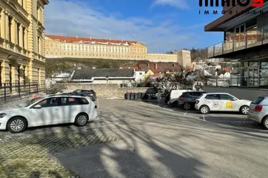 Parkplatz im Zentrum von Melk