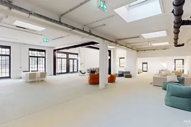 Individuell anpassbares Loft-Büro mit Terrasse und Gartenblick
