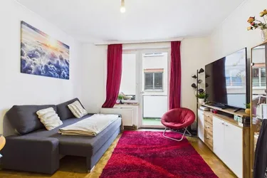 Linz/Stadt: BEFRISTET VERMIETETES CITY APARTMENT im Herzen von Linz ca. 45,28 m² + Loggia