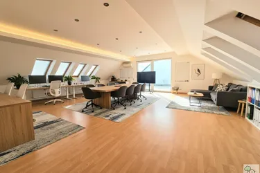 NETTOMIETE EUR 2800,- INKL. HEIZKOSTEN TOP BÜROFLÄCHE od.KANZLEI od. PRAXIS MIT GR.TERRASSE