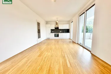 Naturnah wohnen - Hochwertige 2-Zimmer-Wohnung mit weitläufigen Balkon - Wohnen in der Green City!
