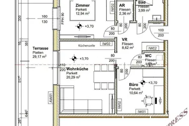 Expose Hochwertige 3- Zimmerwohnung mit 29,17 m² Terrasse - NEUBAU