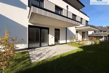 Neubau: 2-Zimmer-Wohnung mit Terrasse und Garten Top 2