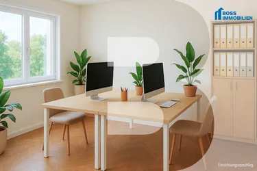 Kompakt. Clever. Büro mit 2 Räumen – 58 m²