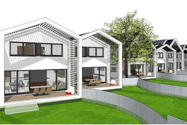 Bad Fischau: Neues Wohnbauprojekt! Top modernes, freistehendes Einfamilienhaus in wunderschöner Lage