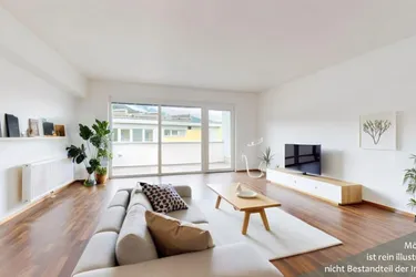 EIGENBEDARF oder INVESTMENT - 4-Zimmer-Terrassenwohnung - SONNEN-/ RUHELAGE NAHE STADTZENTRUM