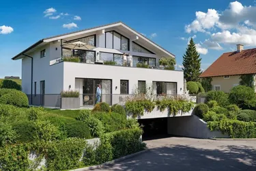 Seeblick und Garten! 3 Zimmer Wohnung in bester Lage in Schörfling