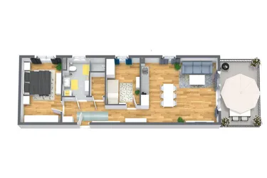 Expose 3-Zimmer-Wohnung mit ostseitigen Balkon in Ruhelage und dennoch nicht weit vom Zentrum entfernt - Zweitwohnsitz fähig