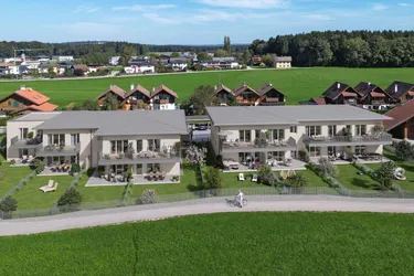 Traumhafte Gartenwohnung in Perwang am Grabensee | 4 Zimmer